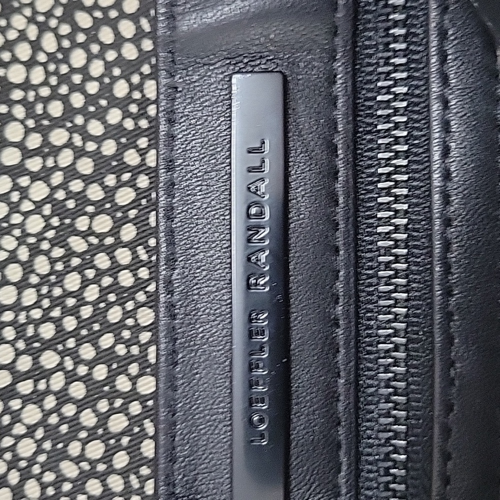 Loeffler Randall Black Leather Envelope Clutch Chain Strap Crossbody Bag - Picture 11 of 11